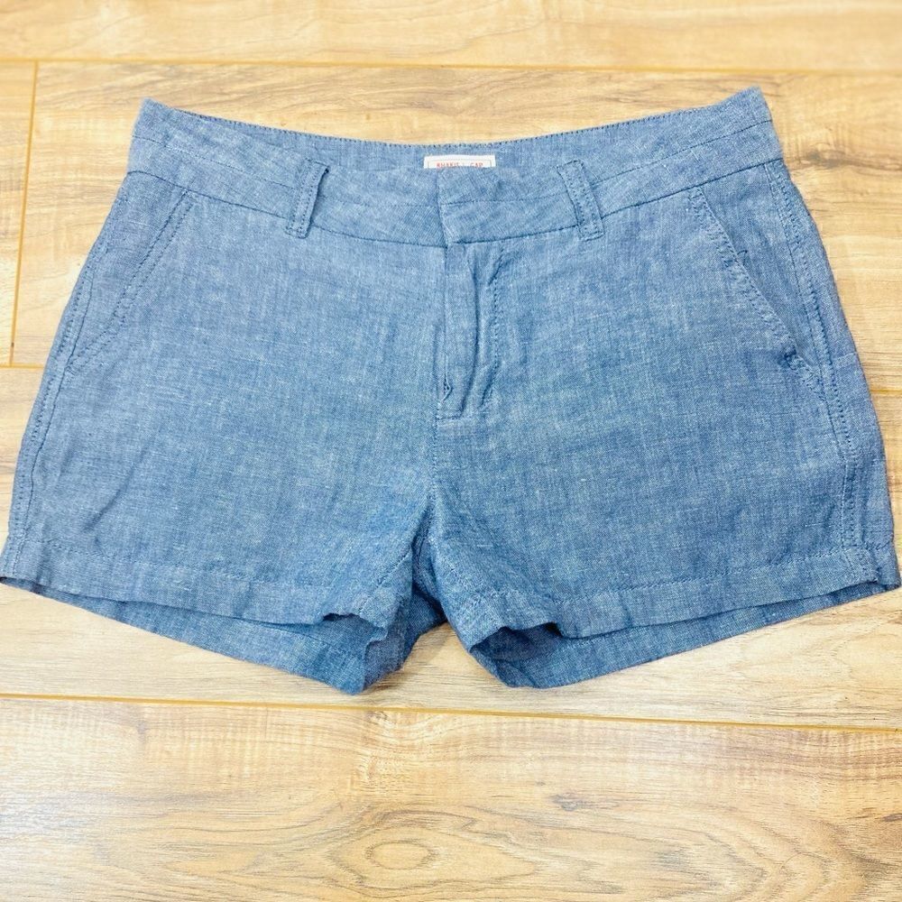 Khakis by Gap Flat Front Chambray City Shorts - Picture 4 of 7